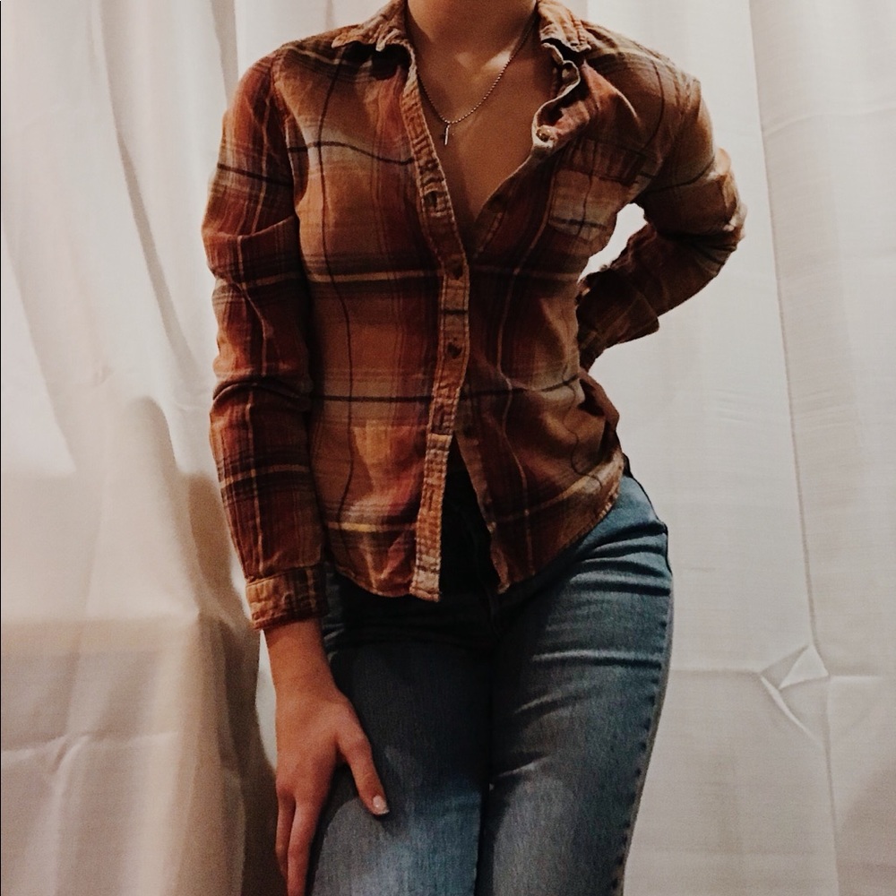 🍂🌱BUTTON-UP FLANNEL SHIRT
